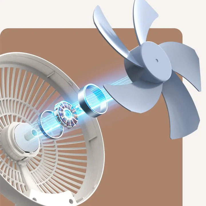 Stornfield | 2-in-1 Fan for Wall & Table – Quiet, Space-saving & Powerful