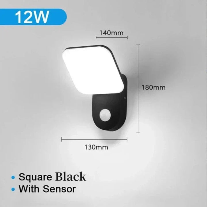 SecureLight - LED Motion Sensor Outdoor Lamp | Waterproof & Energy Efficient | Stornfield
