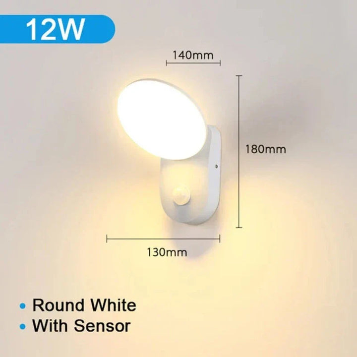 SecureLight - LED Motion Sensor Outdoor Lamp | Waterproof & Energy Efficient | Stornfield
