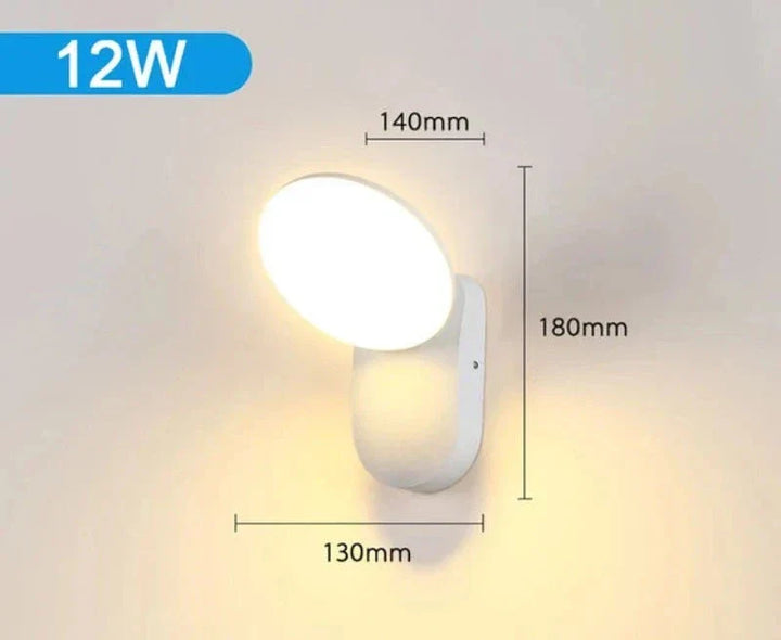 Modern LED porch light with motion sensor - Waterproof outdoor lighting, energy-saving, ideal for terrace and entrance | Stornfield