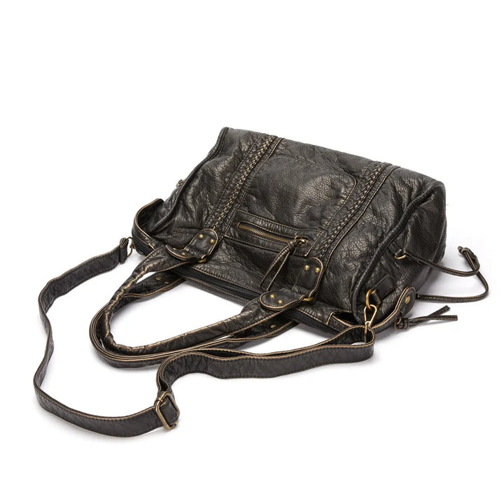 Ladies Shoulder Bag PU Leather Spacious with Laptop Compartment and Adjustable Strap | Stornfield