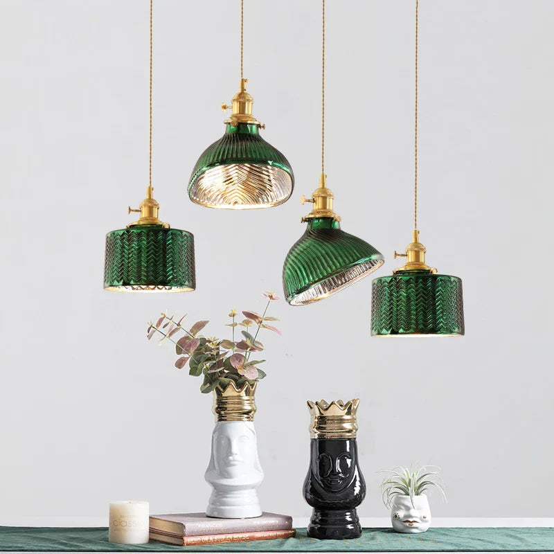 Creative Vintage Hanging Lamps from Glass – Retro Ceiling Light in Industrial Design | Stornfield