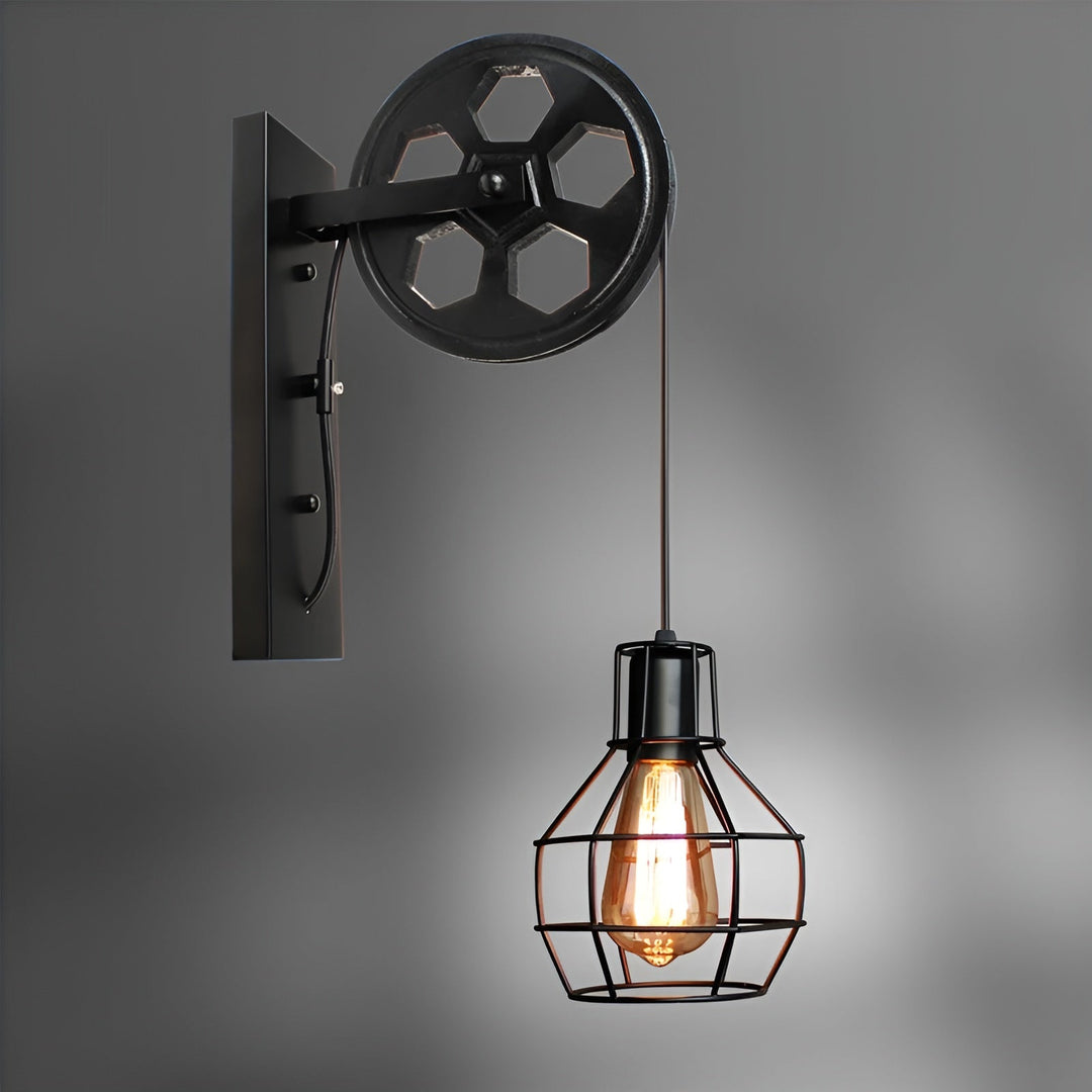 LumenLux Wall Lamp - Elegant Industrial Vintage LED Lighting | Stornfield