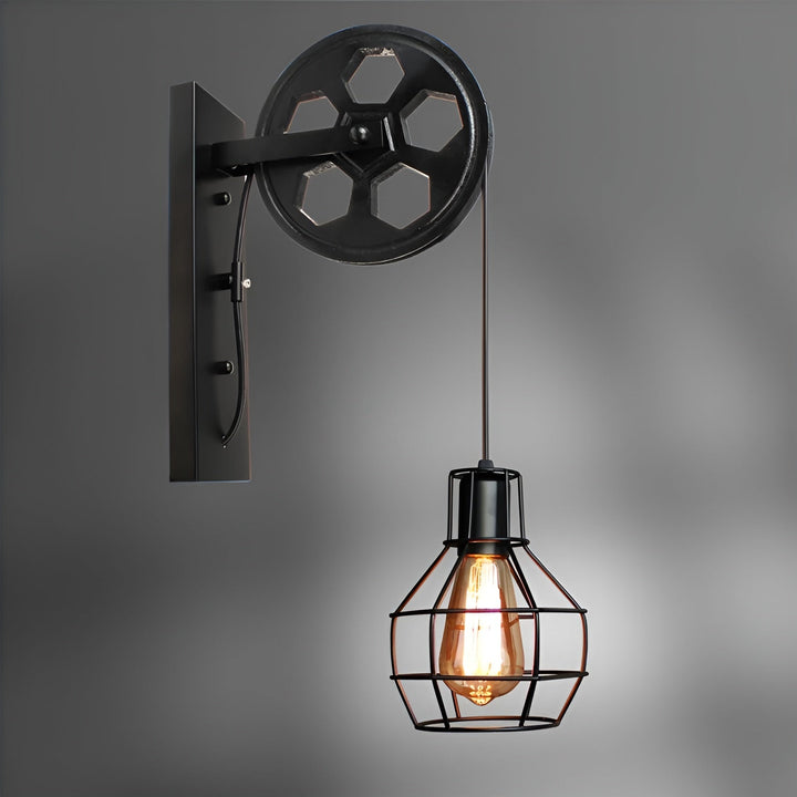 LumenLux Wall Lamp - Elegant Industrial Vintage LED Lighting | Stornfield