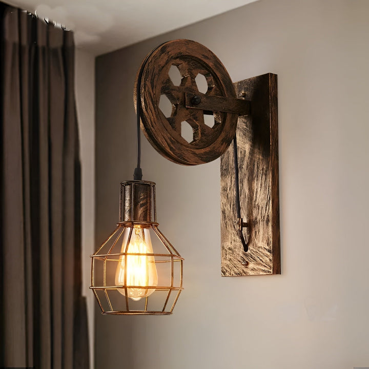 LumenLux Wall Lamp - Elegant Industrial Vintage LED Lighting | Stornfield