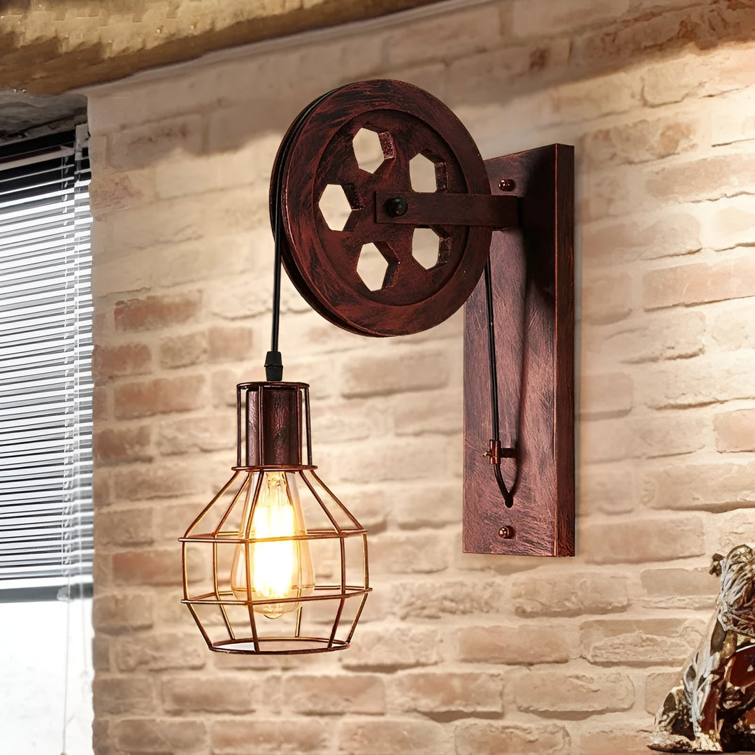 LumenLux Wall Lamp - Elegant Industrial Vintage LED Lighting | Stornfield