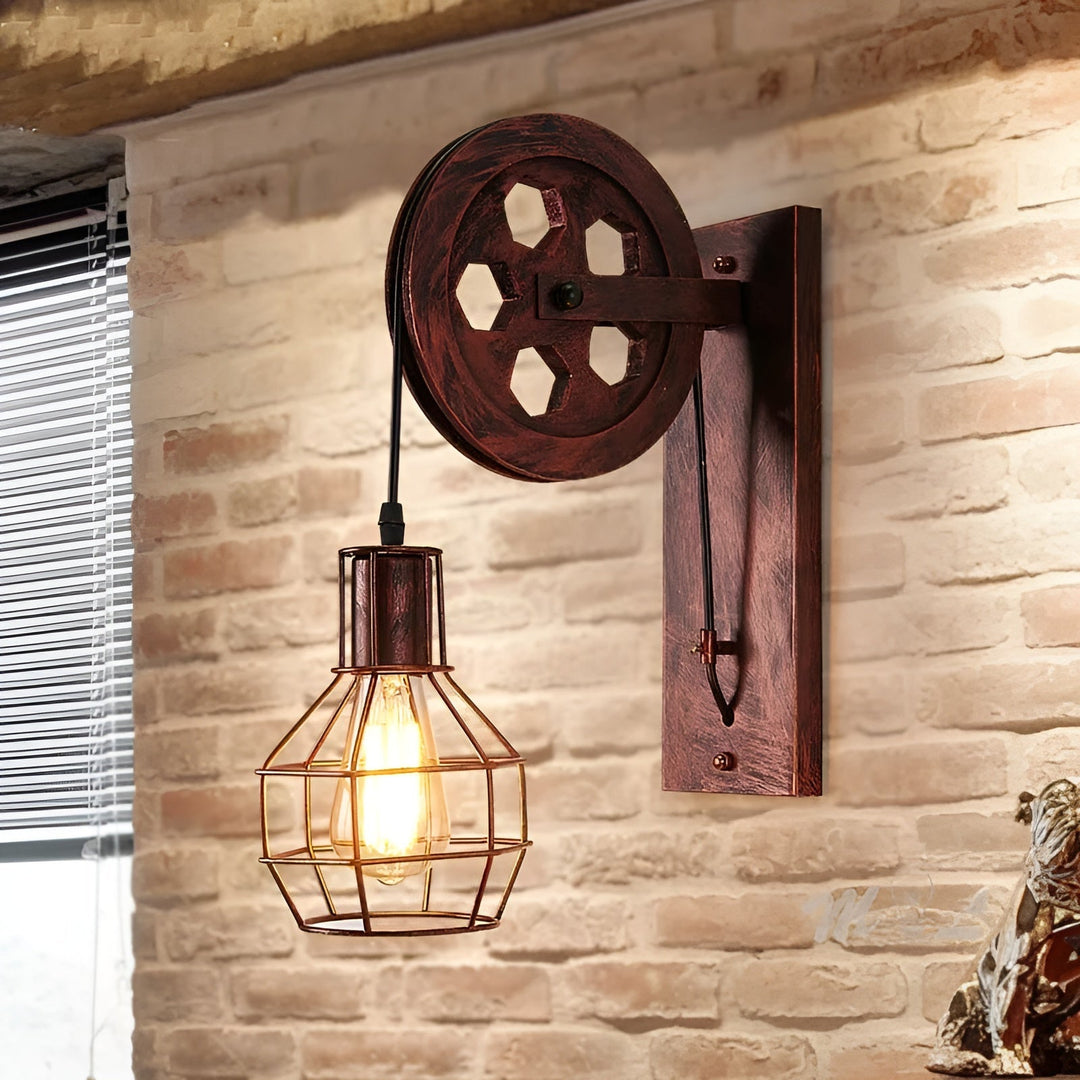 LumenLux Wall Lamp - Elegant Industrial Vintage LED Lighting | Stornfield
