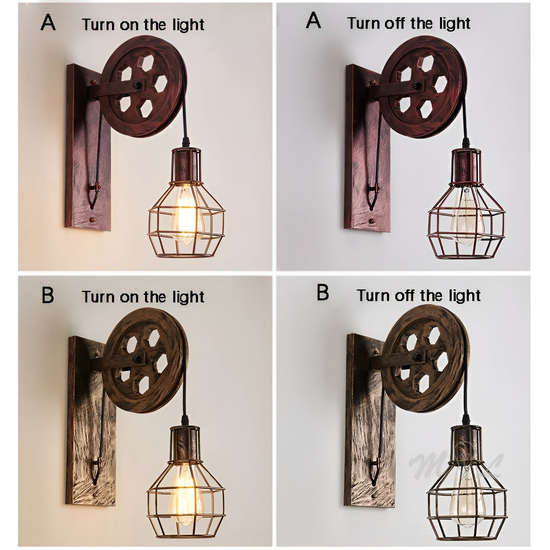 LumenLux Wall Lamp - Elegant Industrial Vintage LED Lighting | Stornfield