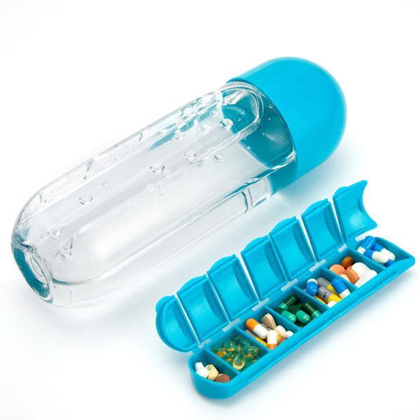 Vitamin Pill Box Water Bottle | Stornfield