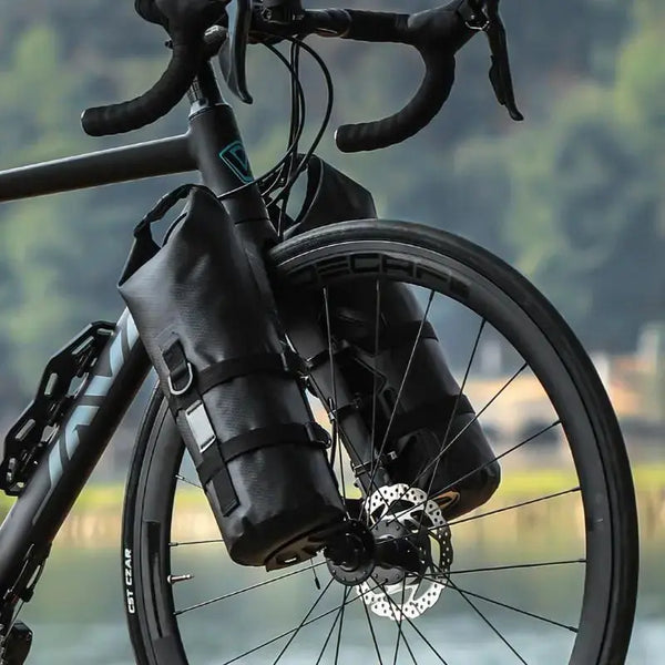 Stornfield | Waterproof Front Fork Bike Bags – 5-7L Pannier Set for Long Rides & Bikepacking