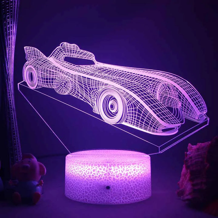 LED Night Light - 3D Illusion Lamp for Children's Room, USB Charging | Stornfield