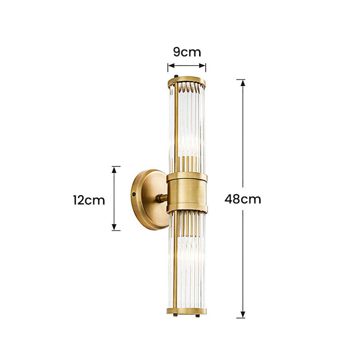 Classic wall lamp in gold – Luxurious lighting for bathroom and hallway | Stornfield