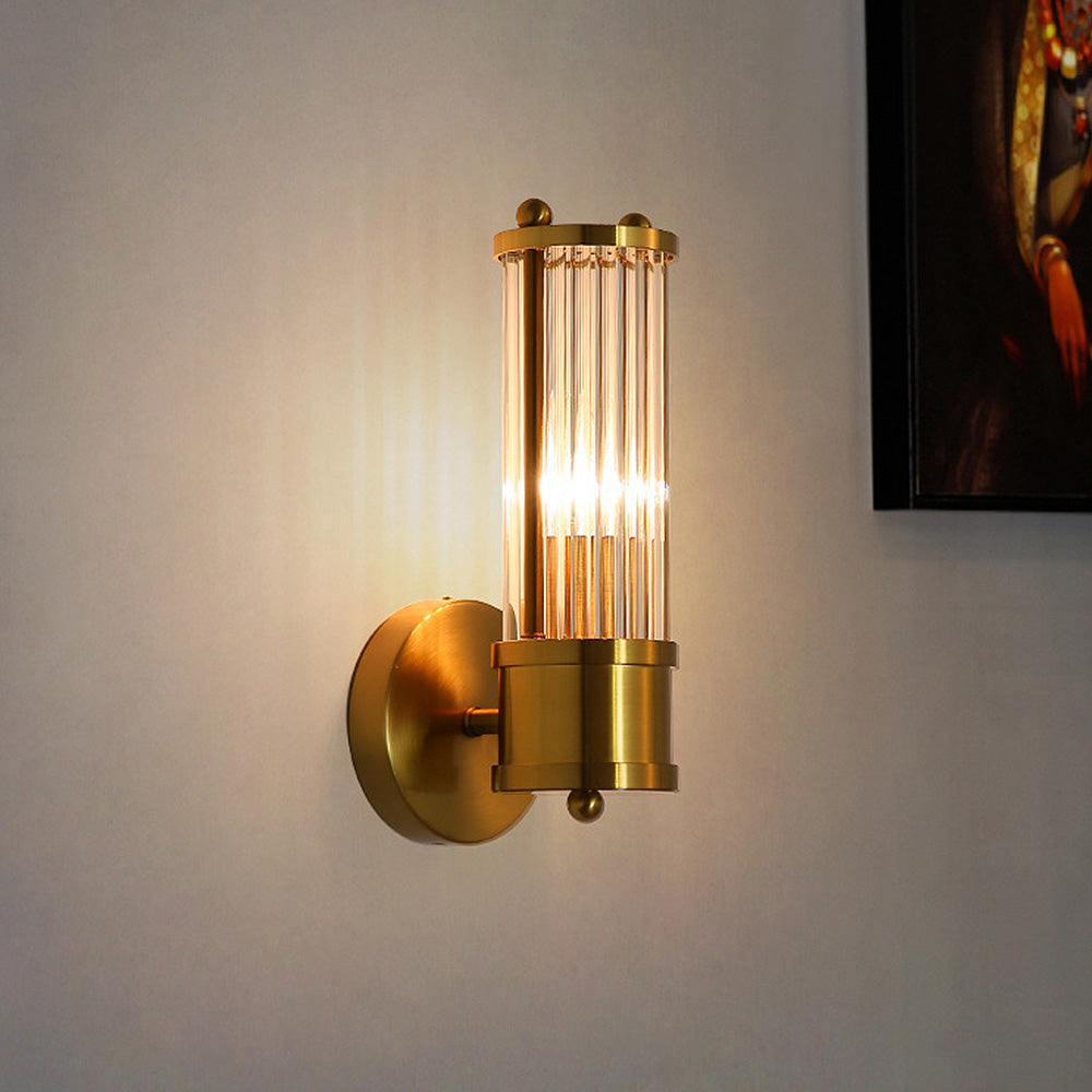 Classic wall lamp in gold – Luxurious lighting for bathroom and hallway | Stornfield