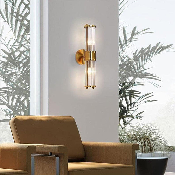 Classic wall lamp in gold – Luxurious lighting for bathroom and hallway | Stornfield