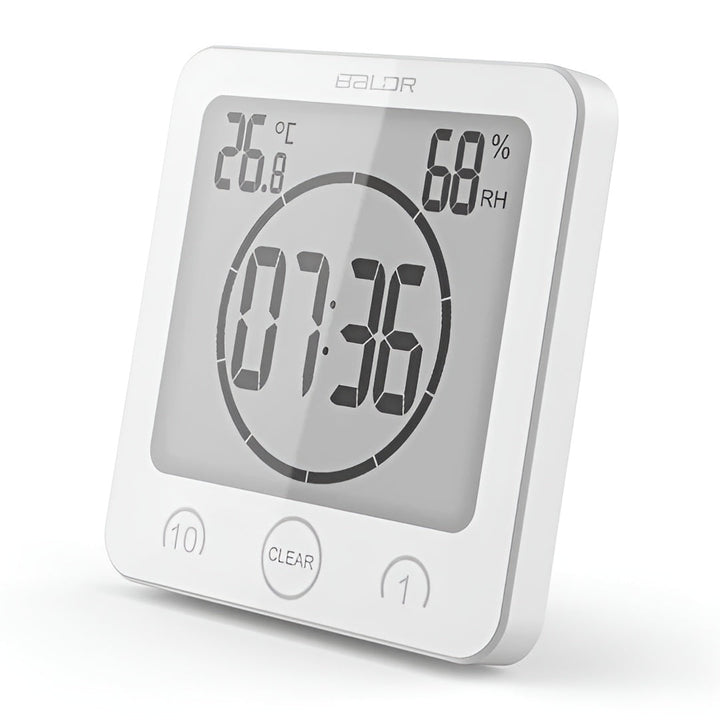 Waterproof Shower Clock with Timer – Practical for Time Management in the Bathroom | Stornfield