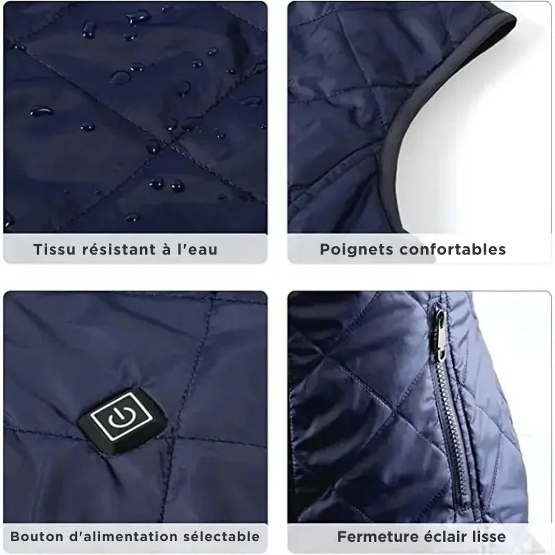 Stornfield | Heated vest for women with dual control and 9 heating zones – comfort and warmth for every season