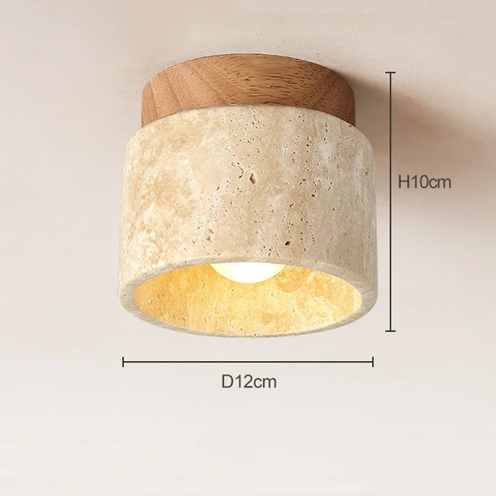 Japanese Creative Cream Style Ceiling Lamp | Stornfield