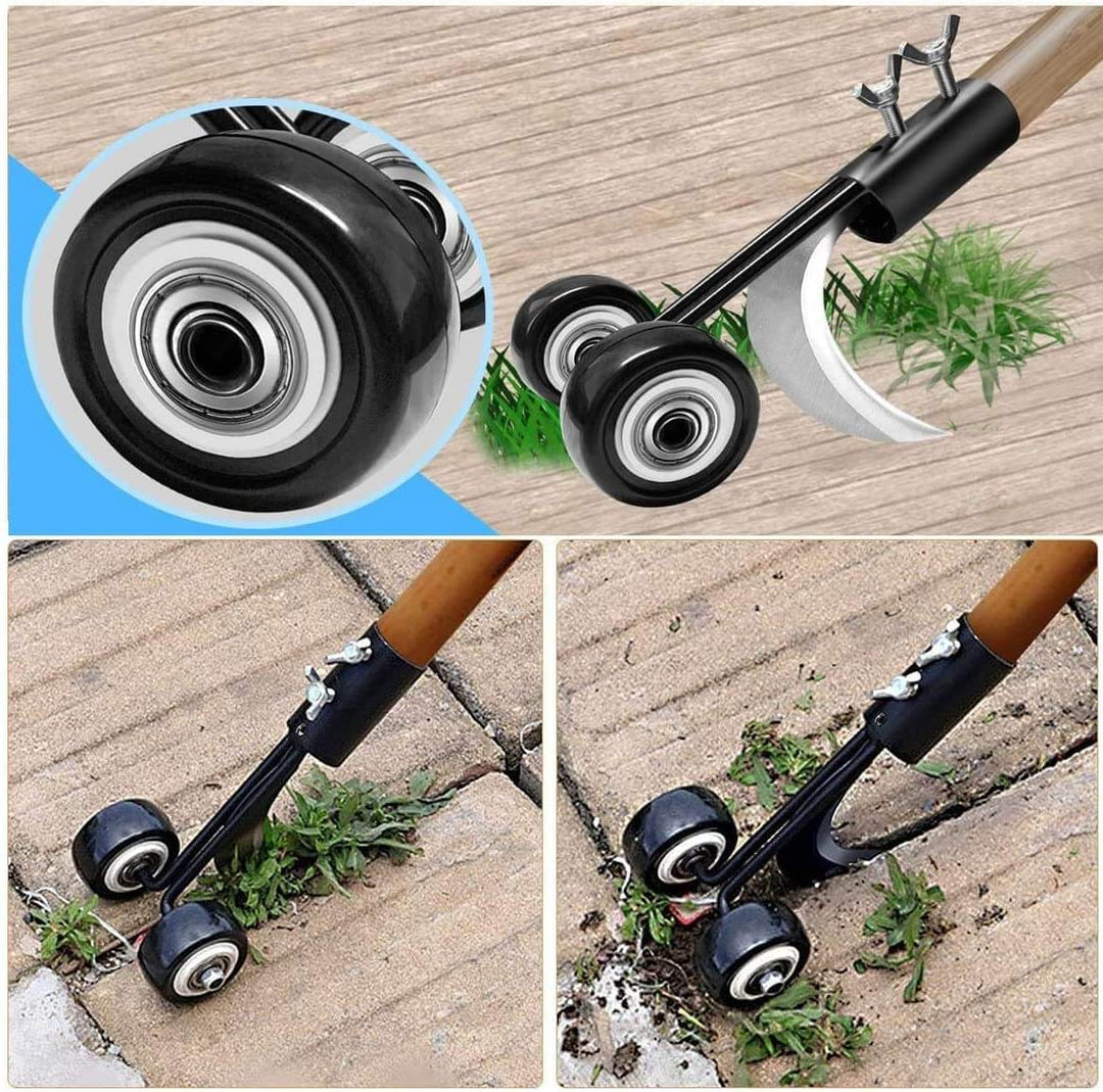Effortless weed puller with adjustable wheels | Stornfield