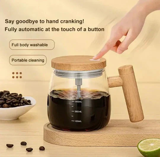 400ml Electric Mixing Cup, Automatic Portable Glass Cup Blender Stornfield