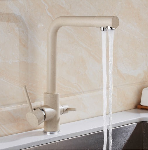 Stornfield | Filtered Water Kitchen Faucet Double Handle Faucet