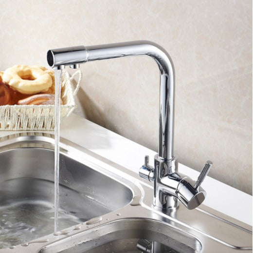 Stornfield | Filtered Water Kitchen Faucet Double Handle Faucet