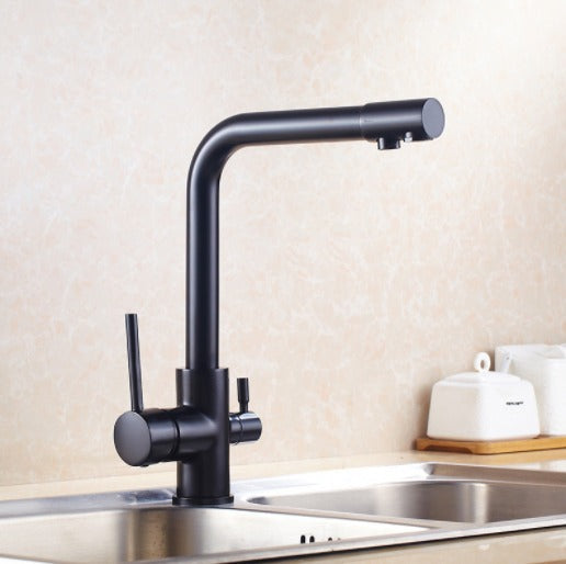 Stornfield | Filtered Water Kitchen Faucet Double Handle Faucet