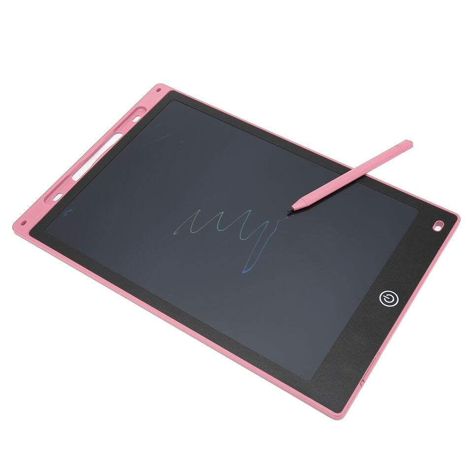 Stornfield | 12-inch LCD writing tablet - erasable doodle board for kids, reusable learning notebook