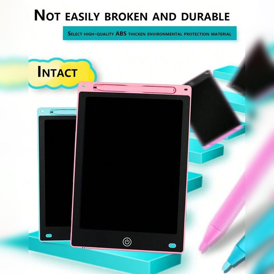Stornfield | 12-inch LCD writing tablet - erasable doodle board for kids, reusable learning notebook