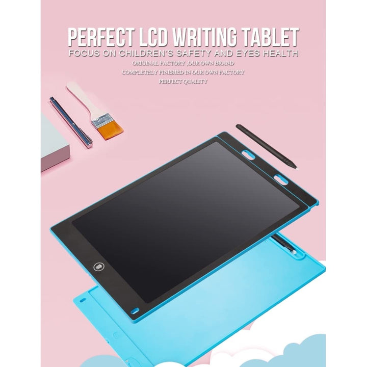 Stornfield | 12-inch LCD writing tablet - erasable doodle board for kids, reusable learning notebook