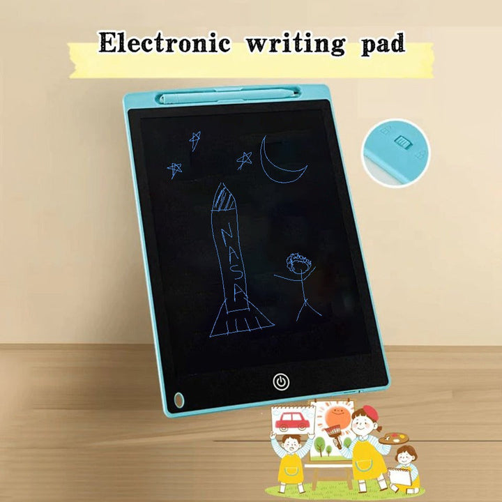 Stornfield | 12-inch LCD Writing Tablet - Erasable Doodle Board for Kids, Reusable Learning Notebook