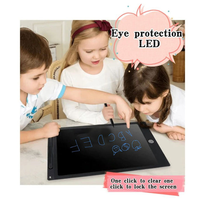 Stornfield | 12-inch LCD Writing Tablet - Erasable Doodle Board for Kids, Reusable Learning Notebook
