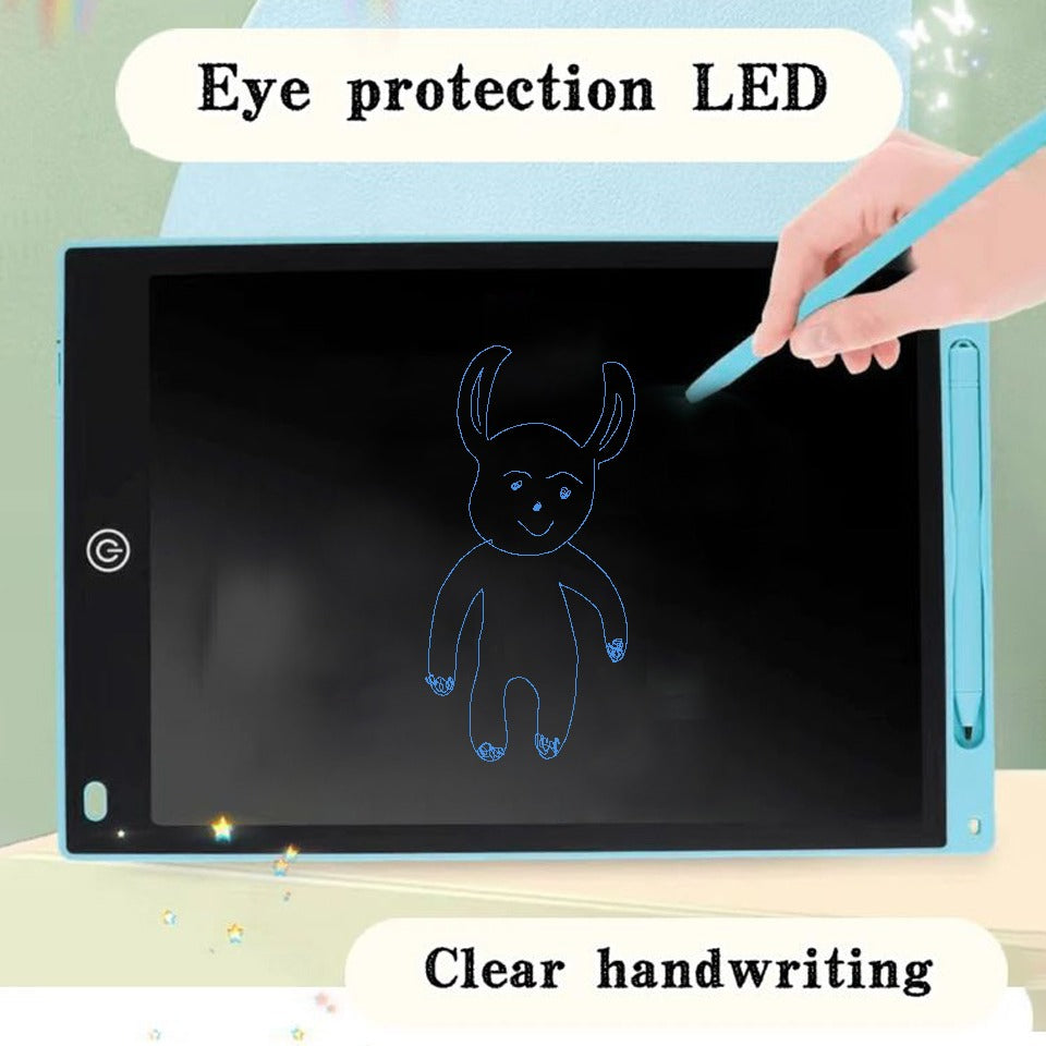 Stornfield | 12-inch LCD Writing Tablet - Erasable Doodle Board for Kids, Reusable Learning Notebook