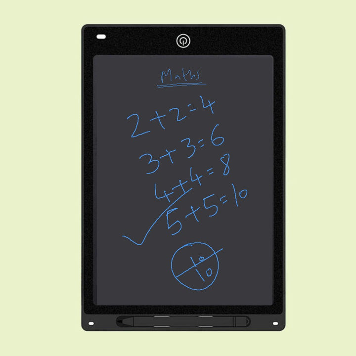 Stornfield | 12-inch LCD writing tablet - erasable doodle board for kids, reusable learning notebook