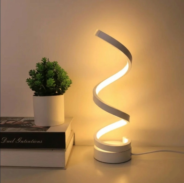 SpiralLight LED Table Lamp With Dimmable Lighting and Touch Control | Stornfield