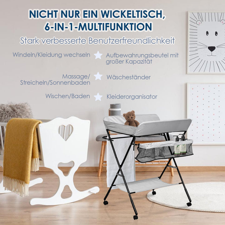 Foldable Changing Table Baby Changing Unit | Stornfield