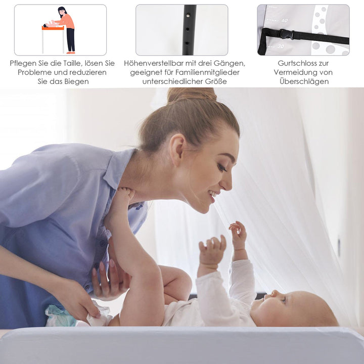 Foldable Changing Table Baby Changing Unit | Stornfield