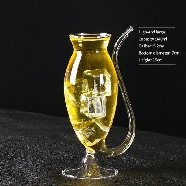 Wine Glass with Built-in Straw | Stornfield