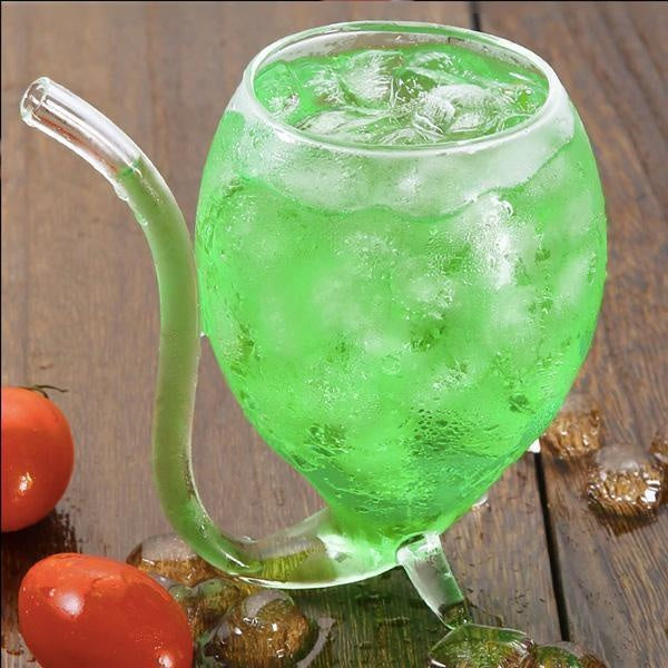 Wine Glass with Built-in Straw | Stornfield