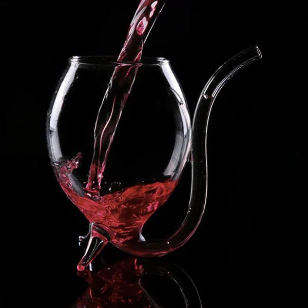 Wine Glass with Built-in Straw | Stornfield