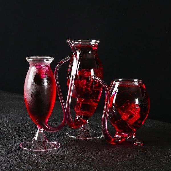 Wine Glass with Built-in Straw | Stornfield