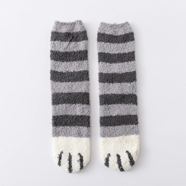 Winter Cat Claws Warm Sleep Floor Socks | Stornfield