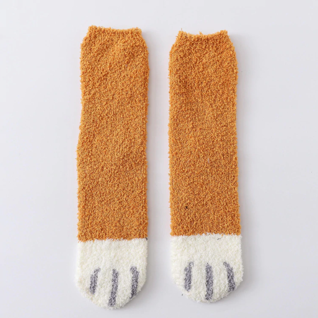 Winter Cat Claws Warm Sleep Floor Socks | Stornfield