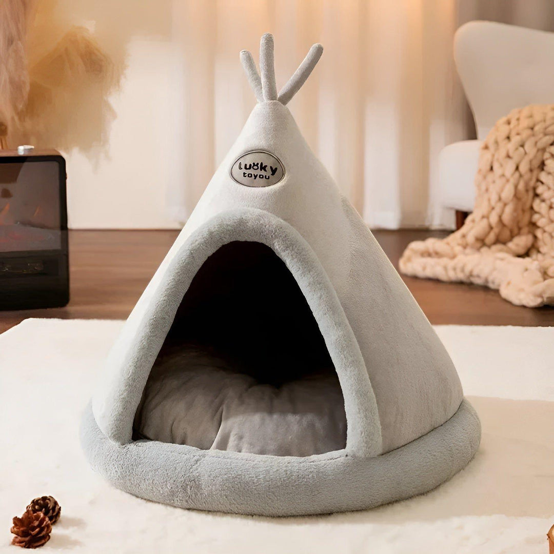 FluffyHaven House - Cozy Tent-like Pet House | Stornfield