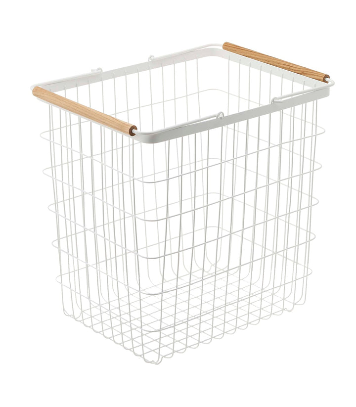 Stornfield | Wire basket - Two sizes - Steel + Wood