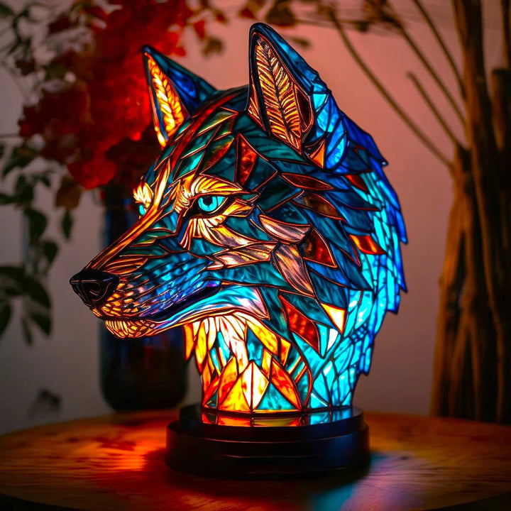 Stornfield | Animal Stained Glass Table Lamp Ornament