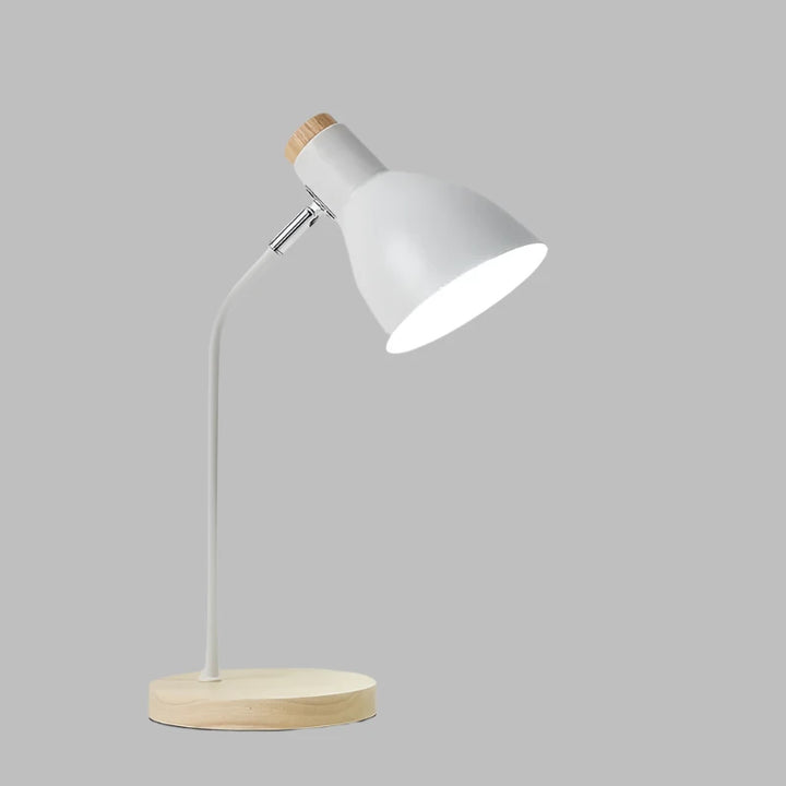 Wood Table Lamp – Creative Scandinavian Desk Light made of Wood and Metal | Stornfield