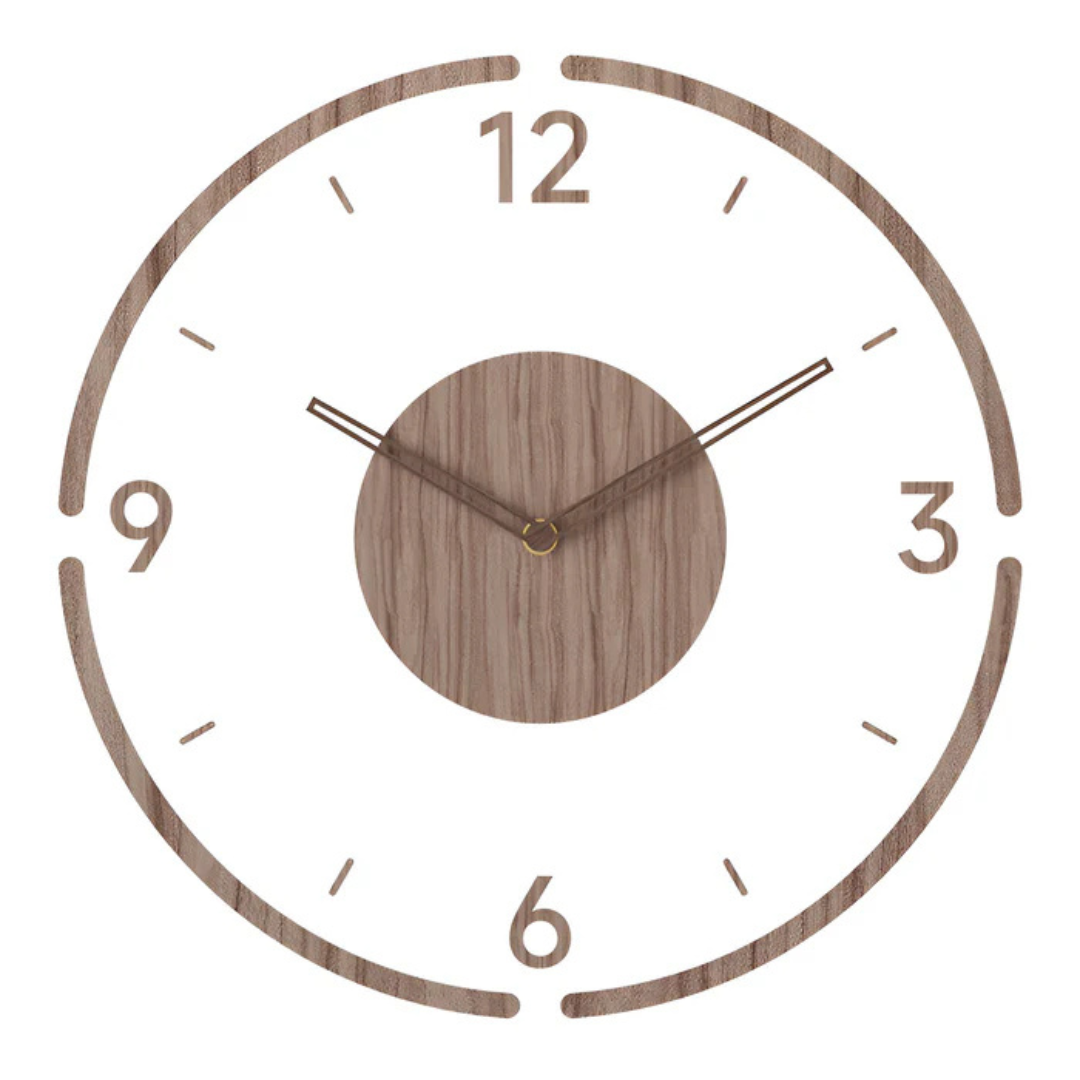 Stornfield | Wood Modern Silent Wall Clock