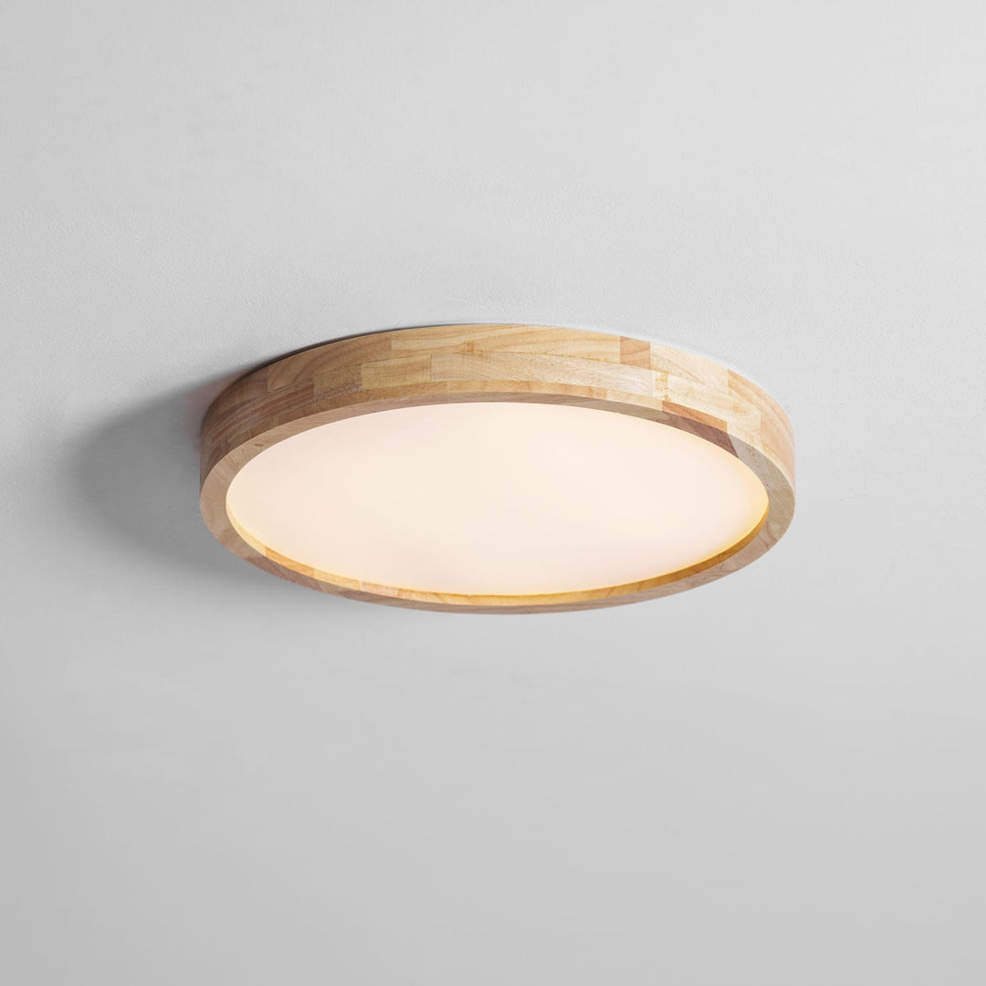 Wooden Flush Mount Ceiling Light | Stornfield