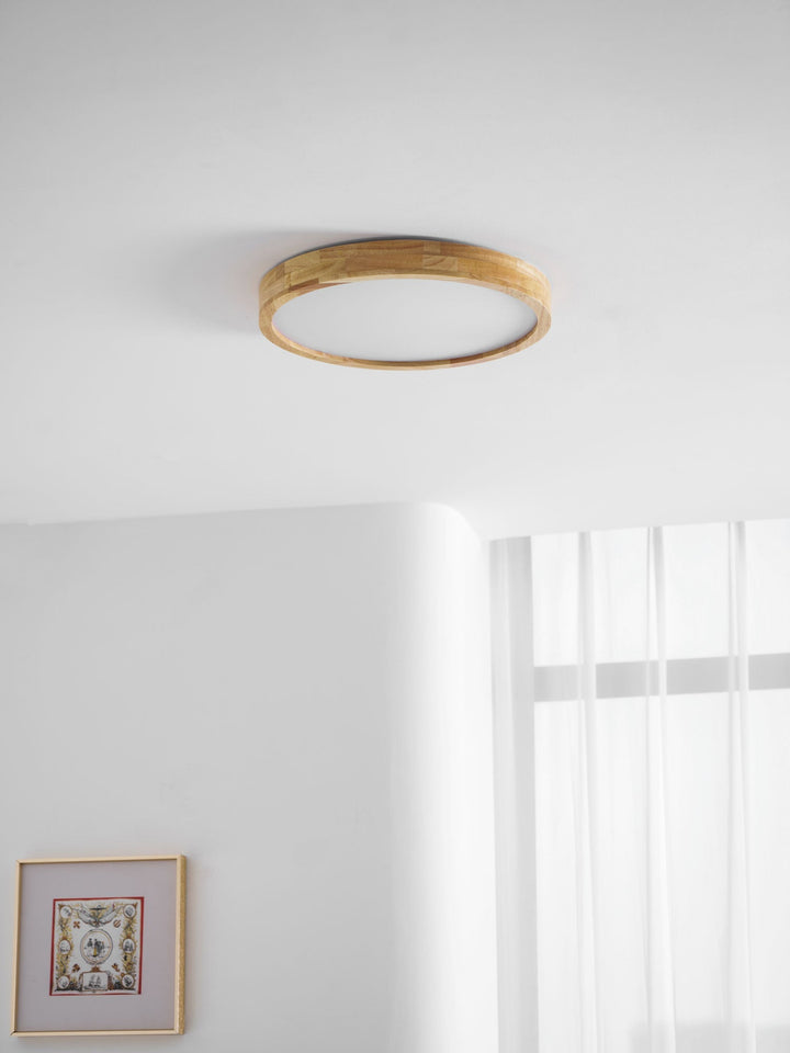Wooden Flush Mount Ceiling Light | Stornfield