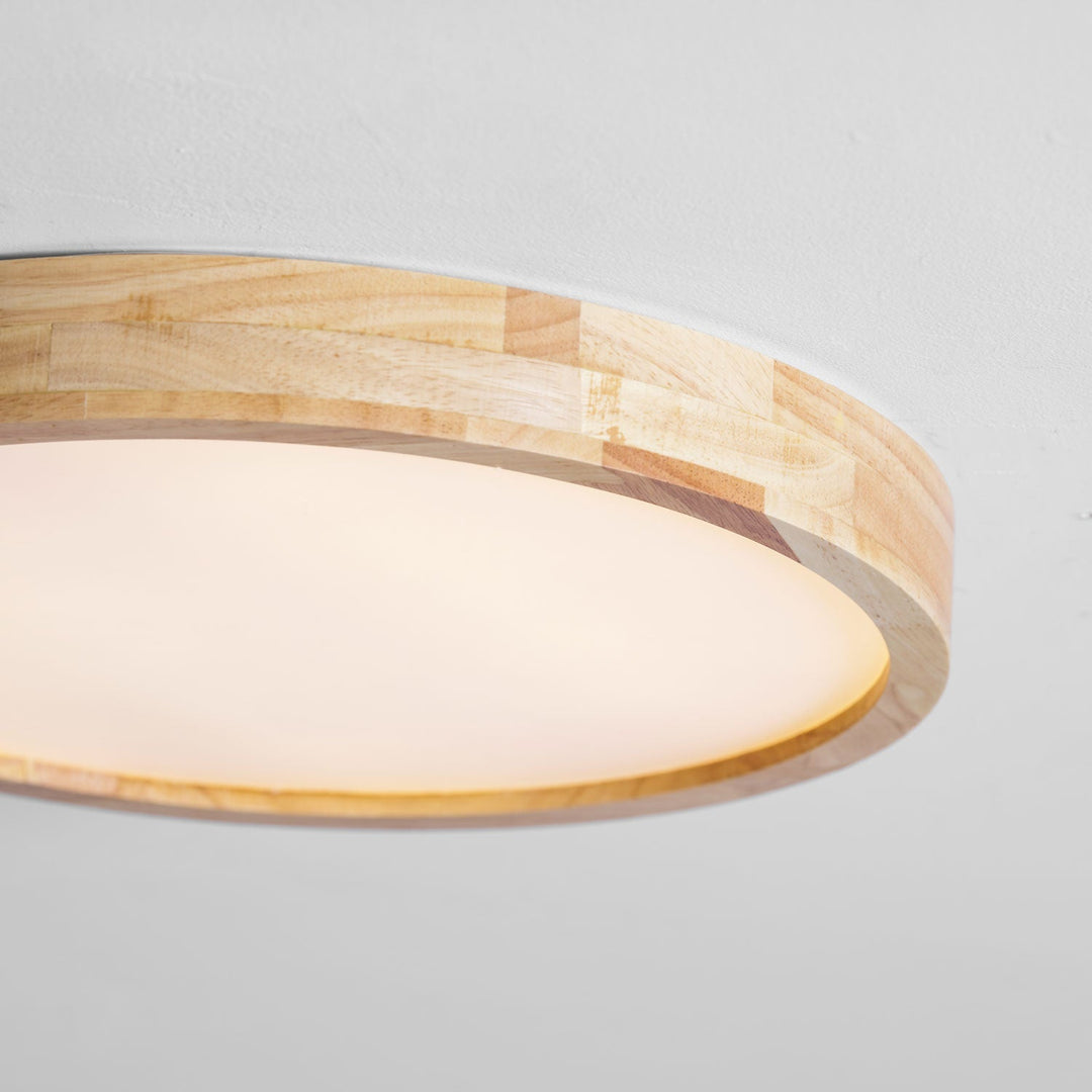 Wooden Flush Mount Ceiling Light | Stornfield